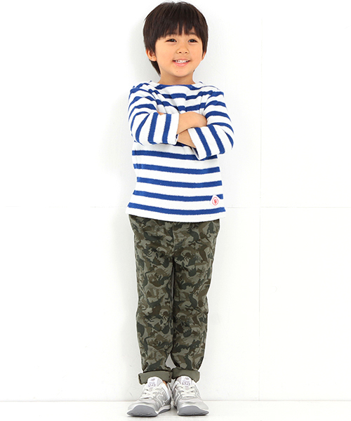 B:MING by BEAMS(ビーミングバイビームス)の「ビーミング by ビームス / 長袖パイルボーダーカットソー(Tシャツ/カットソー・キッズ・ホワイト/ネイビー/その他1・90/130/110/120/100/140)」の13枚目の写真