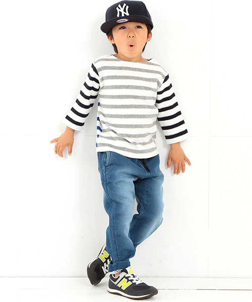 B:MING by BEAMS(ビーミングバイビームス)の「ビーミング by ビームス / 長袖パイルボーダーカットソー(Tシャツ/カットソー・キッズ・ホワイト/ネイビー/その他1・90/130/110/120/100/140)」の17枚目の写真