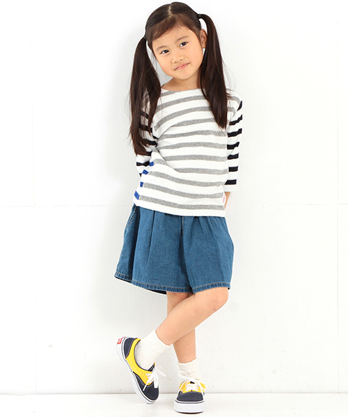 B:MING by BEAMS(ビーミングバイビームス)の「ビーミング by ビームス / 長袖パイルボーダーカットソー(Tシャツ/カットソー・キッズ・ホワイト/ネイビー/その他1・90/130/110/120/100/140)」の10枚目の写真