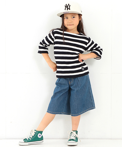 B:MING by BEAMS(ビーミングバイビームス)の「ビーミング by ビームス / 長袖パイルボーダーカットソー(Tシャツ/カットソー・キッズ・ホワイト/ネイビー/その他1・90/130/110/120/100/140)」の11枚目の写真