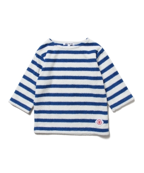 B:MING by BEAMS(ビーミングバイビームス)の「ビーミング by ビームス / 長袖パイルボーダーカットソー(Tシャツ/カットソー・キッズ・ホワイト/ネイビー/その他1・90/130/110/120/100/140)」の7枚目の写真