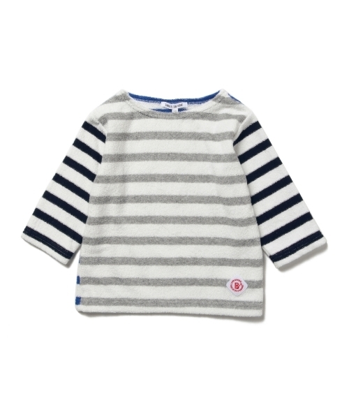 B:MING by BEAMS(ビーミングバイビームス)の「ビーミング by ビームス / 長袖パイルボーダーカットソー(Tシャツ/カットソー・キッズ・ホワイト/ネイビー/その他1・90/130/110/120/100/140)」の20枚目の写真