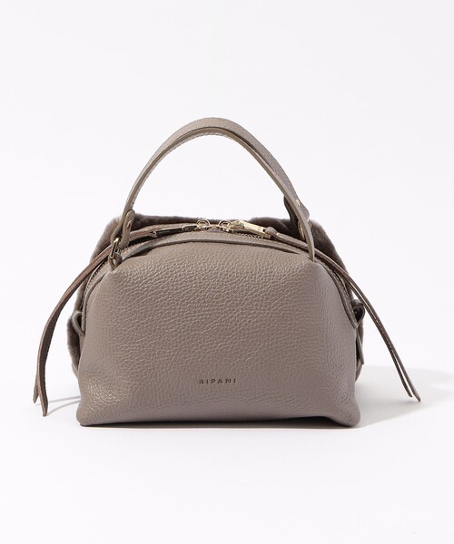 RIPANI(リパーニ)の「RIPANI RONDINE ムートンコンビ ショルダーバッグ S(ショルダーバッグ・レディース・ブラック系その他/グレー系その他2・FREE)」の5枚目の写真
