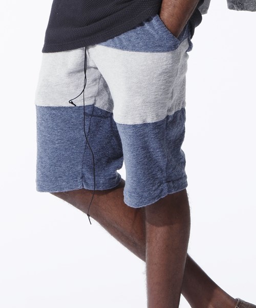 OURET（オーレット）の「SLUB MELANGE PILE  SWITCHING EASY SHORT PANTS（その他パンツ・メンズ・ネイビー/グレー系その他/グレー・2/1/3）」の3枚目の写真
