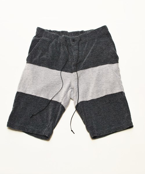 OURET（オーレット）の「SLUB MELANGE PILE  SWITCHING EASY SHORT PANTS（その他パンツ・メンズ・ネイビー/グレー系その他/グレー・2/1/3）」の5枚目の写真