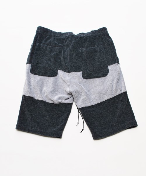 OURET（オーレット）の「SLUB MELANGE PILE  SWITCHING EASY SHORT PANTS（その他パンツ・メンズ・ネイビー/グレー系その他/グレー・2/1/3）」の6枚目の写真