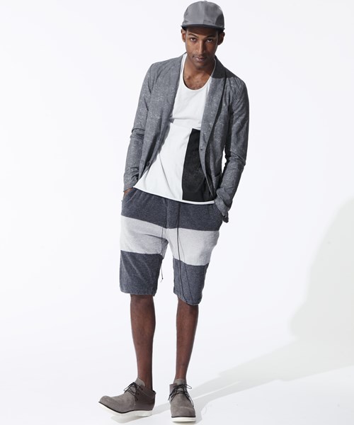 OURET（オーレット）の「SLUB MELANGE PILE  SWITCHING EASY SHORT PANTS（その他パンツ・メンズ・ネイビー/グレー系その他/グレー・2/1/3）」の15枚目の写真