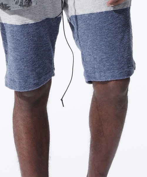 OURET（オーレット）の「SLUB MELANGE PILE  SWITCHING EASY SHORT PANTS（その他パンツ・メンズ・ネイビー/グレー系その他/グレー・2/1/3）」の7枚目の写真