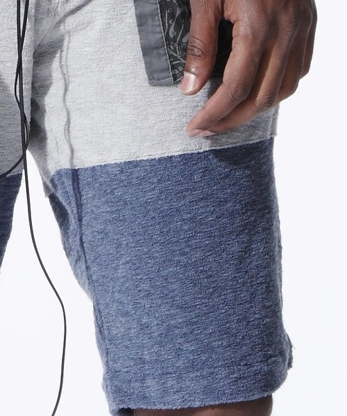 OURET（オーレット）の「SLUB MELANGE PILE  SWITCHING EASY SHORT PANTS（その他パンツ・メンズ・ネイビー/グレー系その他/グレー・2/1/3）」の9枚目の写真
