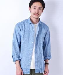 SHIPS | SC: SHIPS(シップス) 16SS "SAFILIN" （サフィラン）リネン レギュラーカラー シャツ(シャツ/ブラウス)