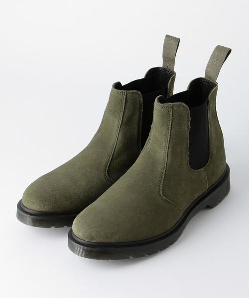 Dr. Martens（ドクターマーチン）の「＜Dr.Martens（ドクターマーチン）＞ CHELSEA BOOT/ブーツ◆（ブーツ・メンズ・ベージュ/オリーブ・9/8）」の2枚目の写真