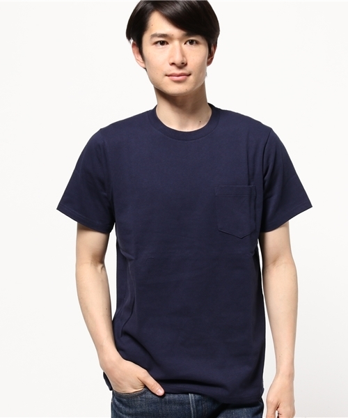 coen（コーエン）の「【C.MC】USAコットンクルーネックポケットTシャツ（Tシャツ/カットソー・メンズ・ホワイト/ブラック/ベージュ/ネイビー・SMALL/X-LARGE/MEDIUM/LARGE）」の15枚目の写真