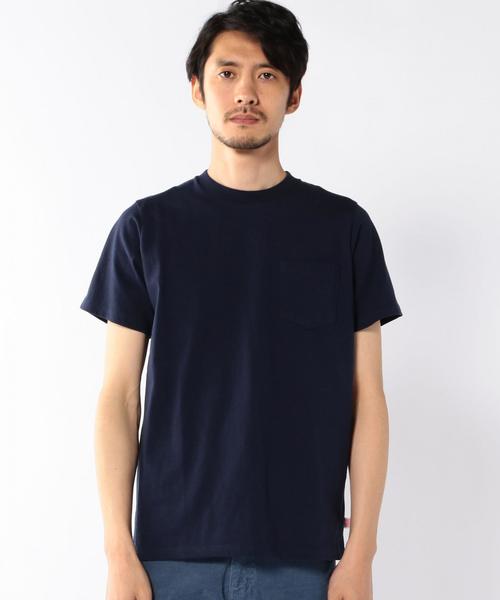 coen（コーエン）の「【C.MC】USAコットンクルーネックポケットTシャツ（Tシャツ/カットソー・メンズ・ホワイト/ブラック/ベージュ/ネイビー・SMALL/X-LARGE/MEDIUM/LARGE）」の6枚目の写真