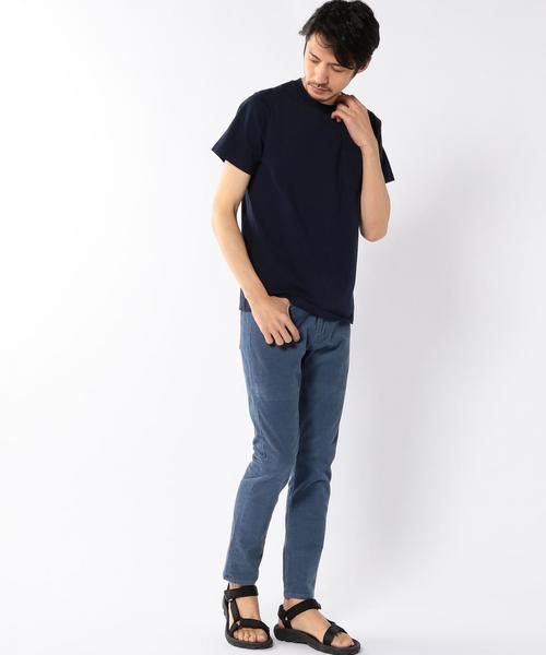 coen（コーエン）の「【C.MC】USAコットンクルーネックポケットTシャツ（Tシャツ/カットソー・メンズ・ホワイト/ブラック/ベージュ/ネイビー・SMALL/X-LARGE/MEDIUM/LARGE）」の8枚目の写真