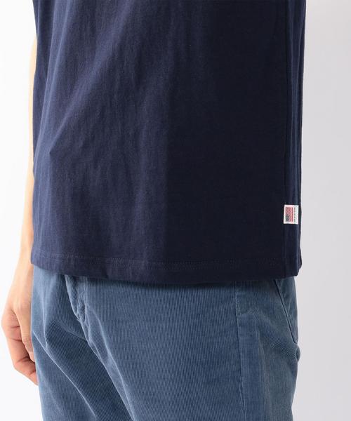 coen（コーエン）の「【C.MC】USAコットンクルーネックポケットTシャツ（Tシャツ/カットソー・メンズ・ホワイト/ブラック/ベージュ/ネイビー・SMALL/X-LARGE/MEDIUM/LARGE）」の10枚目の写真