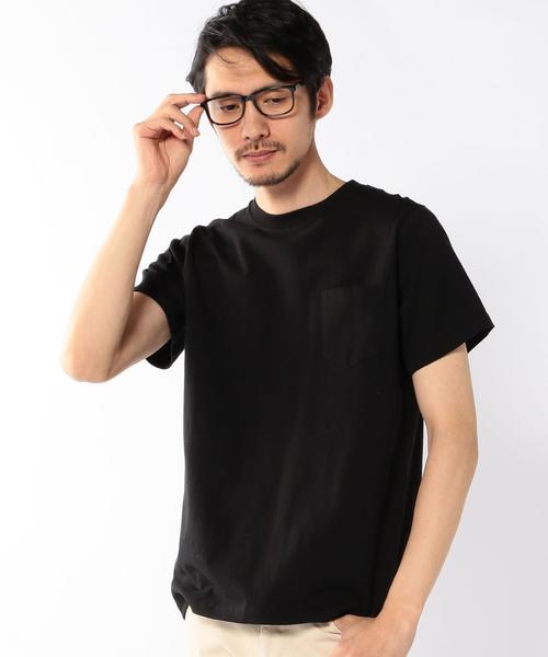 coen（コーエン）の「【C.MC】USAコットンクルーネックポケットTシャツ（Tシャツ/カットソー・メンズ・ホワイト/ブラック/ベージュ/ネイビー・SMALL/X-LARGE/MEDIUM/LARGE）」の16枚目の写真