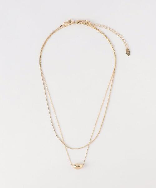 BEAUTY&YOUTH UNITED ARROWS(ビューティーアンドユースユナイテッドアローズ)の「BY メタル オーバル ネックレス -3WAY-(ネックレス・レディース・シルバー/ゴールド・FREE)」の7枚目の写真
