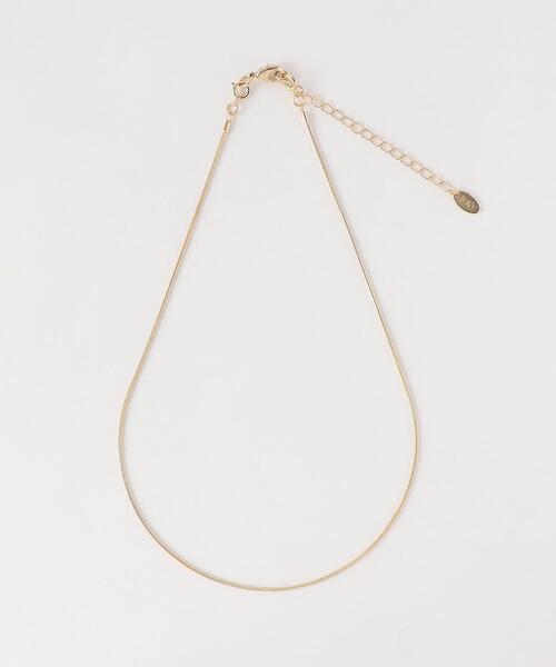 BEAUTY&YOUTH UNITED ARROWS(ビューティーアンドユースユナイテッドアローズ)の「BY メタル オーバル ネックレス -3WAY-(ネックレス・レディース・シルバー/ゴールド・FREE)」の12枚目の写真