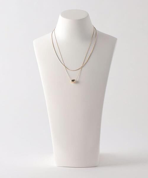 BEAUTY&YOUTH UNITED ARROWS(ビューティーアンドユースユナイテッドアローズ)の「BY メタル オーバル ネックレス -3WAY-(ネックレス・レディース・シルバー/ゴールド・FREE)」の13枚目の写真