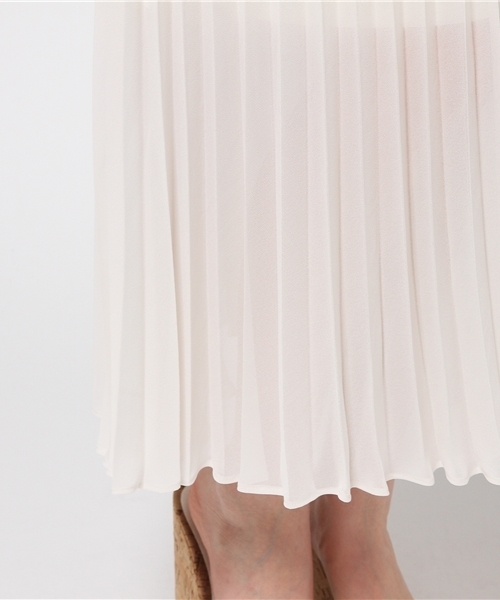 MOUSSY（マウジー）の「SUMMER PLEATS SKF（スカート・レディース・ライトブルー/ブラック/ホワイト・1/2）」の7枚目の写真