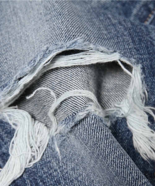 MOUSSY（マウジー）の「MV Ashton Tapered（デニムパンツ・レディース・ライトブルー・26inch/24inch/27inch/23inch/25inch）」の6枚目の写真