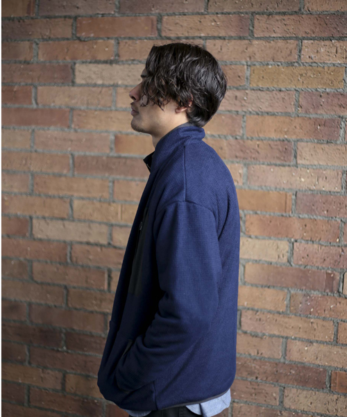 Denime（ドゥニーム）の「フリースリバーシブルジャケット（ブルゾン・メンズ・ブラック/グレー/ネイビー・LARGE/MEDIUM/X-LARGE）」の10枚目の写真