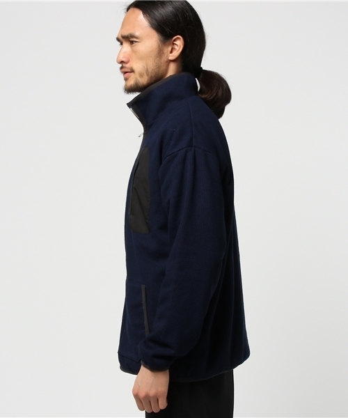 Denime（ドゥニーム）の「フリースリバーシブルジャケット（ブルゾン・メンズ・ブラック/グレー/ネイビー・LARGE/MEDIUM/X-LARGE）」の11枚目の写真