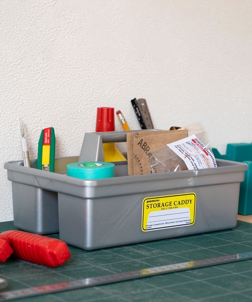 PENCO（ペンコ）の「penco ペンコ ストレージキャディ スタッキング収納ケース（収納グッズ・レディース・ブラック/ライトブルー/イエロー/オレンジ/ネイビー/グリーン/ホワイト/クリア/ベージュ/シルバー・FREE）」の9枚目の写真