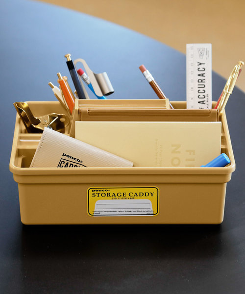 PENCO（ペンコ）の「penco ペンコ ストレージキャディ スタッキング収納ケース（収納グッズ・レディース・ブラック/ライトブルー/イエロー/オレンジ/ネイビー/グリーン/ホワイト/クリア/ベージュ/シルバー・FREE）」の15枚目の写真