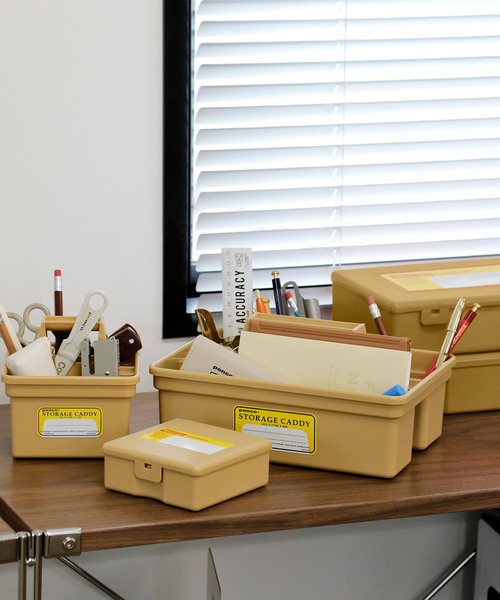 PENCO（ペンコ）の「penco ペンコ ストレージキャディ スタッキング収納ケース（収納グッズ・レディース・ブラック/ライトブルー/イエロー/オレンジ/ネイビー/グリーン/ホワイト/クリア/ベージュ/シルバー・FREE）」の14枚目の写真