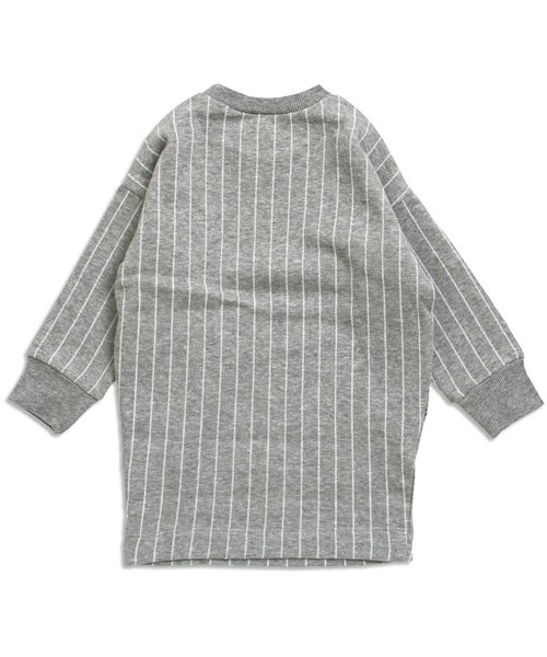 apres les cours（アプレレクール）の「リボンモチーフあったかトレーナーワンピ（ワンピース・キッズ・ネイビー/グレー/カーキ・80/100/120/140/90/110/130）」の13枚目の写真