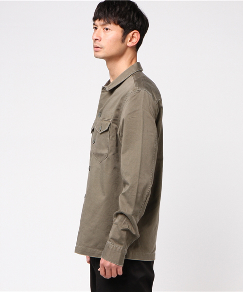 ALLSAINTS（オールセインツ）の「【本日セール終了】FIREBASE LS SHIRT（シャツ/ブラウス・メンズ・カーキ・SMALL/LARGE/X-SMALL/MEDIUM）」の6枚目の写真