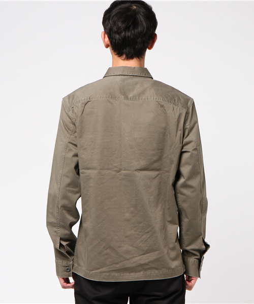 ALLSAINTS（オールセインツ）の「【本日セール終了】FIREBASE LS SHIRT（シャツ/ブラウス・メンズ・カーキ・SMALL/LARGE/X-SMALL/MEDIUM）」の7枚目の写真