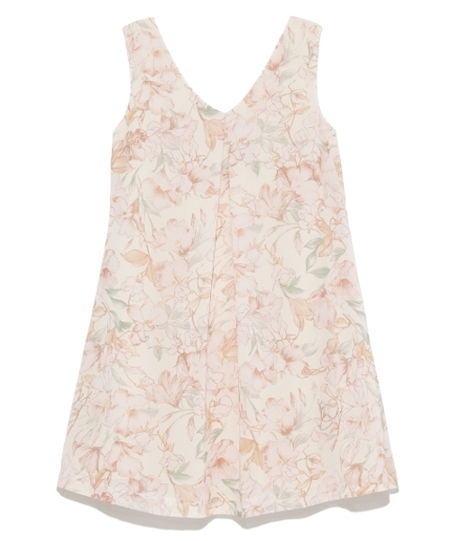 Snidel スナイデル の ドローイングフラワーaラインワンピース ワンピース Wear