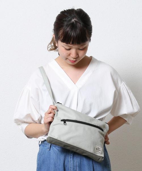 coen（コーエン）の「【店舗限定】キャンバスサコッシュ（ショルダーバッグ・メンズ・オフホワイト/ブラック/グレー/その他1・FREE）」の4枚目の写真
