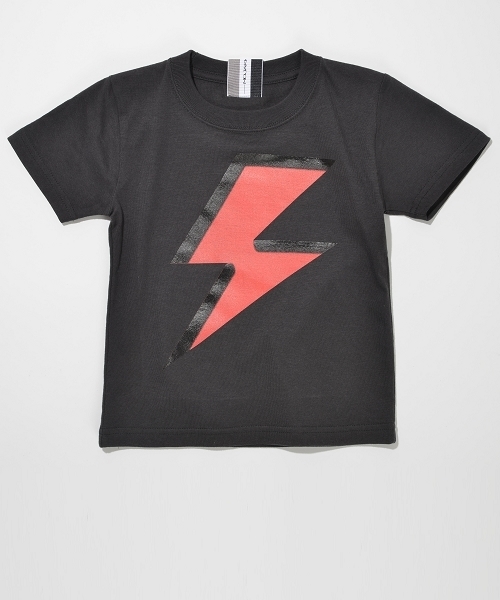 SOLPRESA（ソルプレーサ）の「サンダーTシャツ（Tシャツ/カットソー・キッズ・ホワイト×ピンク/ブラック×レッド/ブラック×グレー/ホワイト×イエロー・110/130/100/120）」の4枚目の写真