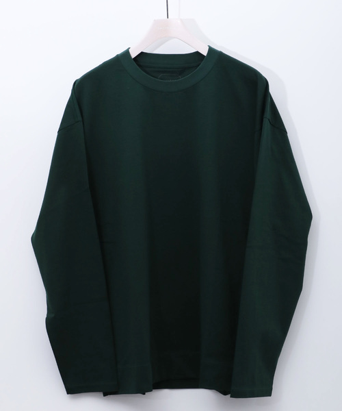 UNITED TOKYO(ユナイテッドトウキョウ)の「ロングスリーブビッグシルエットカットソー(Tシャツ/カットソー・メンズ・オフホワイト/カーキ/ピンク/ブラック/イエロー/ラベンダー/ブラウン/グリーン/オレンジ/ブルー・2/1/3)」の6枚目の写真