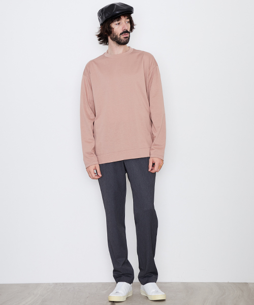 UNITED TOKYO(ユナイテッドトウキョウ)の「ロングスリーブビッグシルエットカットソー(Tシャツ/カットソー・メンズ・オフホワイト/カーキ/ピンク/ブラック/イエロー/ラベンダー/ブラウン/グリーン/オレンジ/ブルー・2/1/3)」の22枚目の写真