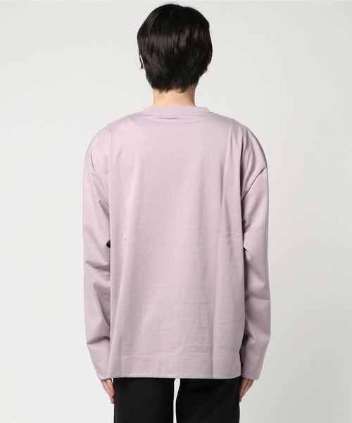 UNITED TOKYO(ユナイテッドトウキョウ)の「ロングスリーブビッグシルエットカットソー(Tシャツ/カットソー・メンズ・オフホワイト/カーキ/ピンク/ブラック/イエロー/ラベンダー/ブラウン/グリーン/オレンジ/ブルー・2/1/3)」の12枚目の写真
