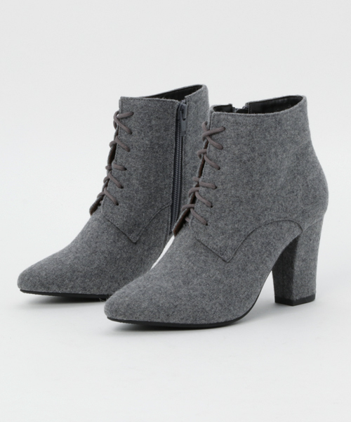 ORiental TRaffic(オリエンタルトラフィック)の「SPECIAL PRICE★レースアップヒールブーツ★7401(ブーツ・レディース・ブラック/ブラウン/グレー・SS/S/M/L/LL/3L)」の9枚目の写真