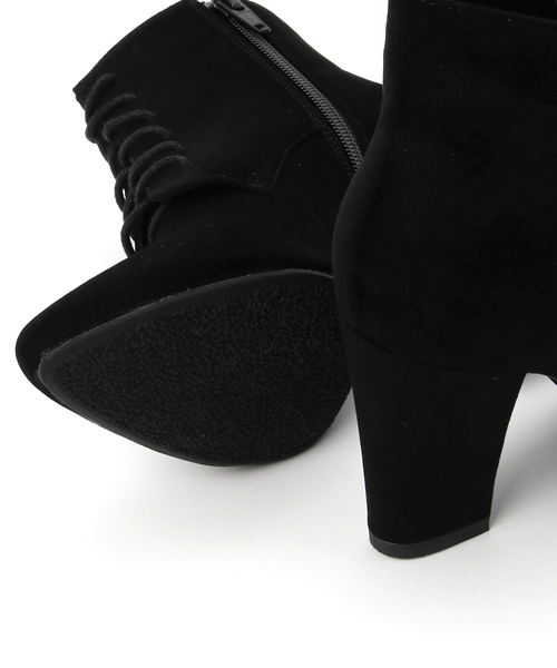 ORiental TRaffic(オリエンタルトラフィック)の「SPECIAL PRICE★レースアップヒールブーツ★7401(ブーツ・レディース・ブラック/ブラウン/グレー・SS/S/M/L/LL/3L)」の8枚目の写真