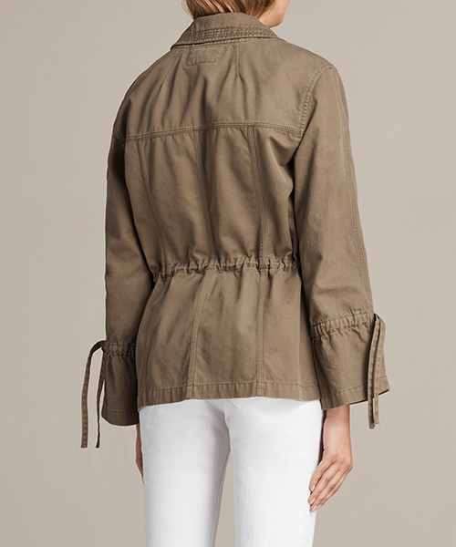 ALLSAINTS(オールセインツ)の「AMIRA JACKET(ミリタリージャケット・レディース・オリーブ・X-SMALL/SMALL)」の10枚目の写真