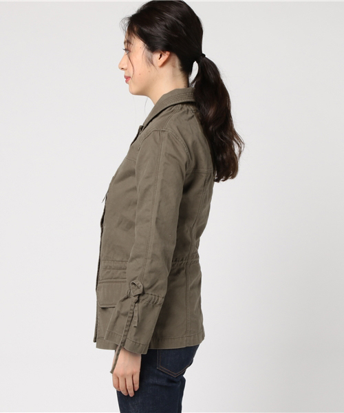 ALLSAINTS(オールセインツ)の「AMIRA JACKET(ミリタリージャケット・レディース・オリーブ・X-SMALL/SMALL)」の8枚目の写真