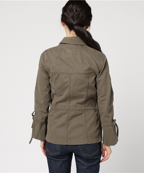 ALLSAINTS(オールセインツ)の「AMIRA JACKET(ミリタリージャケット・レディース・オリーブ・X-SMALL/SMALL)」の2枚目の写真
