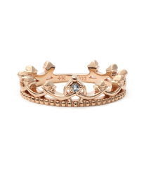 NOJESS ノジェス　フェアリークラウンデザインピンキーリング NOJESS（ノジェス）の「【限定】K10ピンキーリング（30123111001