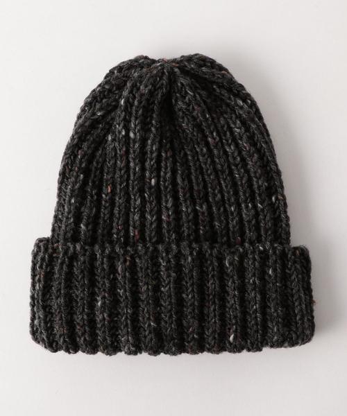 HIGHLAND 2000(ハイランドトゥーサウザンド)の「<HIGHLAND 2000> BOBCAP NEP/ニット帽 ◆(ニットキャップ/ビーニー・メンズ・ブラック/ライトグレー/ブラウン/ネイビー/パープル・FREE)」の3枚目の写真