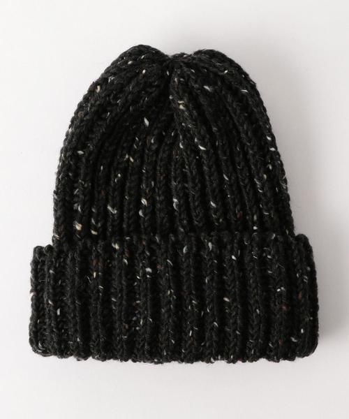 HIGHLAND 2000(ハイランドトゥーサウザンド)の「<HIGHLAND 2000> BOBCAP NEP/ニット帽 ◆(ニットキャップ/ビーニー・メンズ・ブラック/ライトグレー/ブラウン/ネイビー/パープル・FREE)」の1枚目の写真