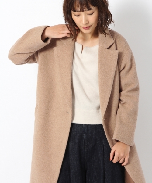 laboratory work（ラボラトリーワーク）の「シンプルチェスターコート（チェスターコート・レディース・ベージュ/グレー/ネイビー・MEDIUM）」の9枚目の写真