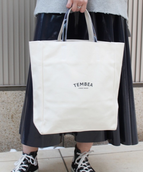 TEMBEA(テンベア)の「【TEMBEA /テンベア】別注ペーパーバッグスペシャル:トートバッグ#(トートバッグ・レディース・ホワイト/ブラック・FREE)」の5枚目の写真