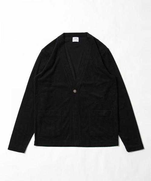 coen(コーエン)の「カラーパイルサーフカーディガン(カーディガン/ボレロ・メンズ・ブラック/グレー/ネイビー・MEDIUM/X-LARGE/SMALL/LARGE)」の15枚目の写真